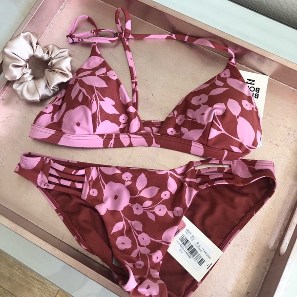 Billabong Other - Billabong | Rosy Waves Tropic Bikini Set